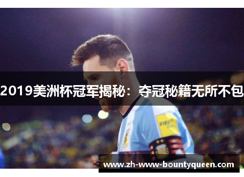 2019美洲杯冠军揭秘：夺冠秘籍无所不包